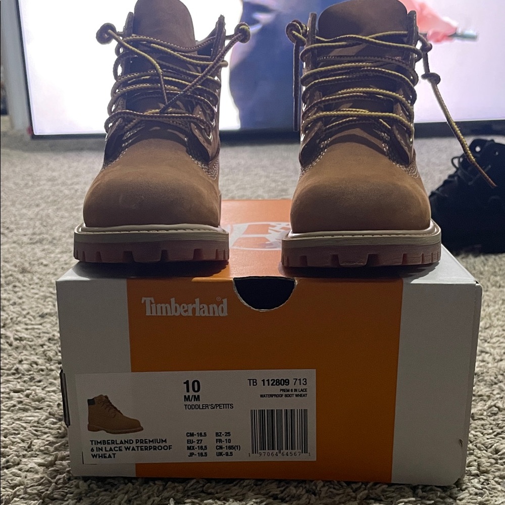 Timberland Wheat Lace-Up Boots